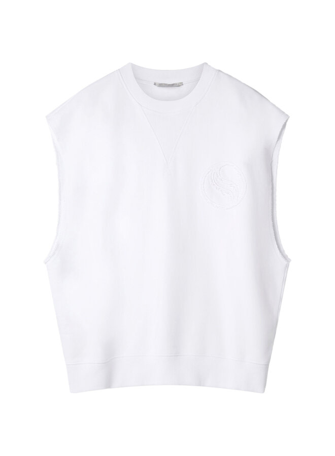 S-Wave Tank Top in White