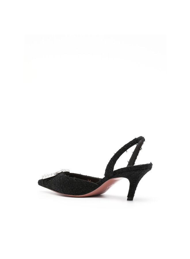 Camelia Low Heel Pumps in Black