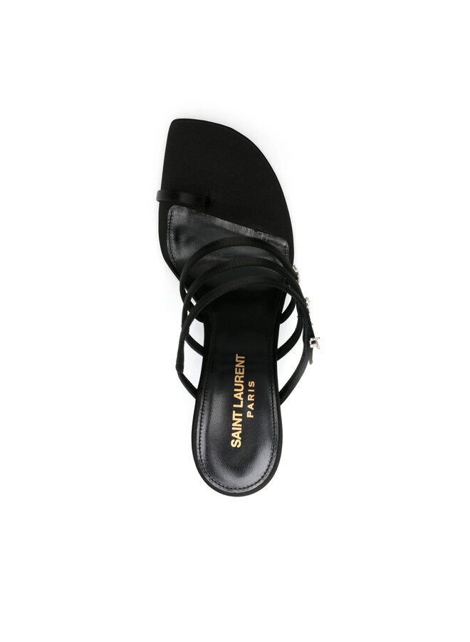 Jerry High Heel Sandals in Black
