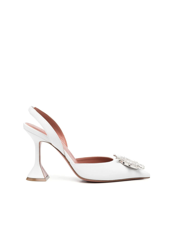 Begum Slingback Pumps in White