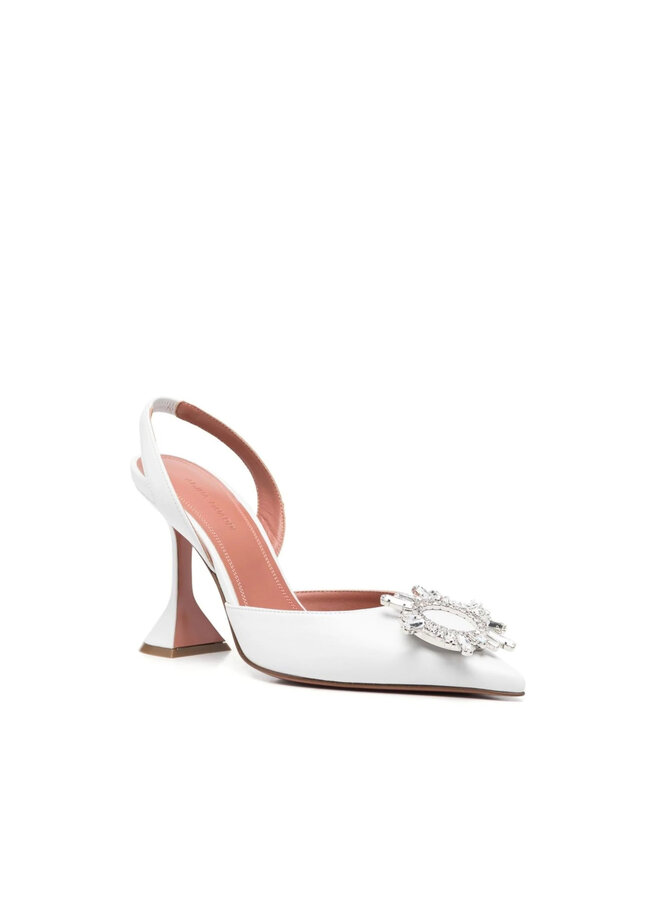 Begum Slingback Pumps in White