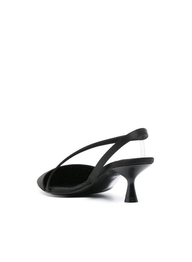 Stella Iconic D'Orsay Low Heel Pumps in Black