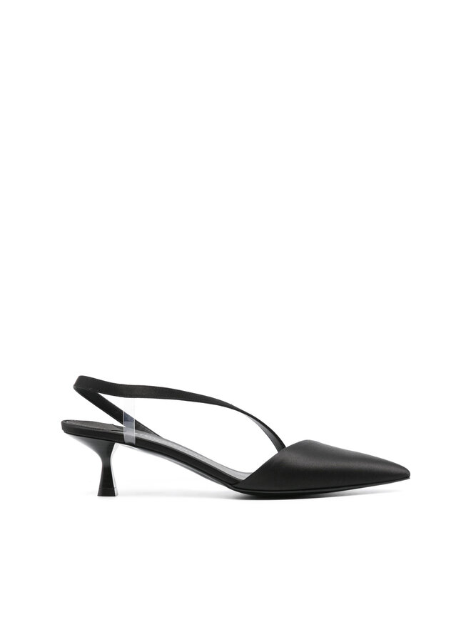 Stella Iconic D'Orsay Low Heel Pumps in Black