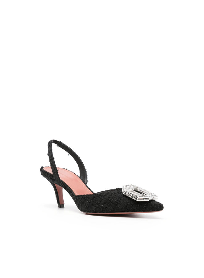 Camelia Low Heel Pumps in Black