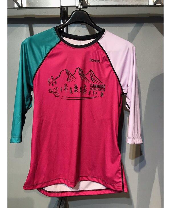 Women's Canmore Nordic Centre Biker Jersey 3/4 Sleeve