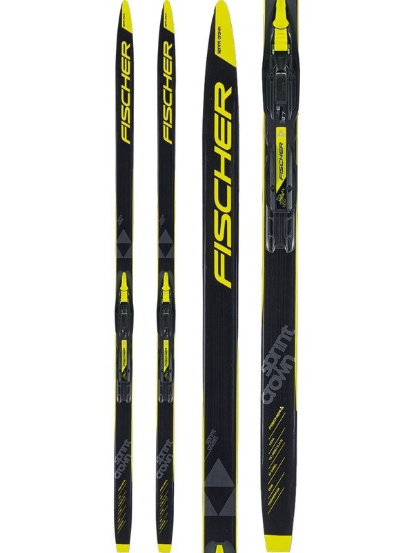 Fischer Fischer - Sprint Crown Jr Ex-Rental Skis + Bindings