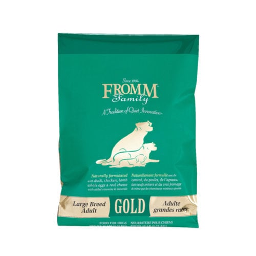 Fromm Gold Adult Large Breed Dry Dog Food 15lb (Green) Fromm Gold Adult Large Breed Dry Dog Food 15lb (Green)