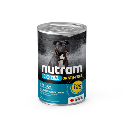 Nutram Dog T25 Total Grain Free Trout & Salmon Canned - Single Nutram Dog T25 Total Grain Free Trout & Salmon Canned - Single
