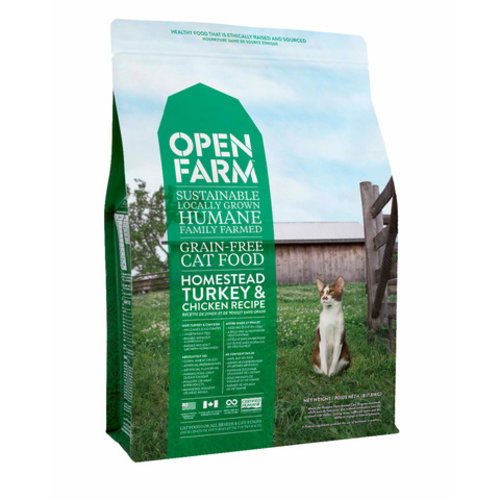 Open Farm Homestead Turkey & Chicken Dry Cat Food 4lb Open Farm Homestead Turkey & Chicken Dry Cat Food 4lb