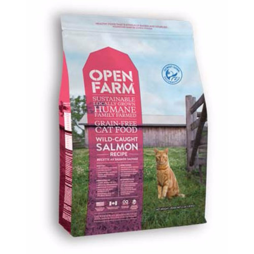 Open Farm Wild-Caught Salmon Dry Cat Food 4lb Open Farm Wild-Caught Salmon Dry Cat Food 4lb