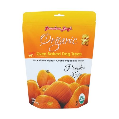 Grandma Lucy's Organic Pumpkin Baked Dog Treats 14oz Grandma Lucy's Organic Pumpkin Baked Dog Treats 14oz