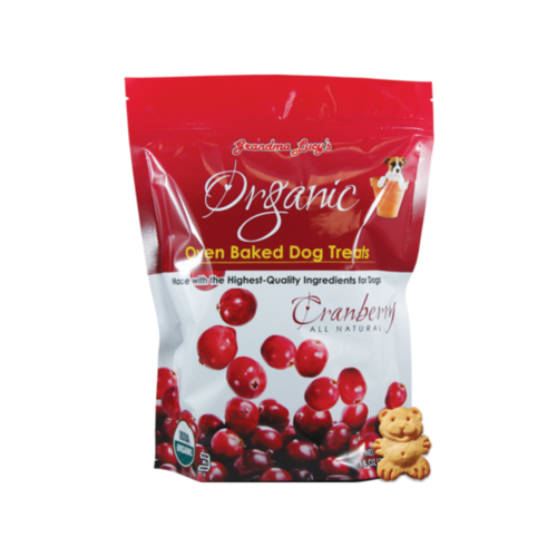 Grandma Lucy's Organic Cranberry Baked Dog Treats 14oz Grandma Lucy's Organic Cranberry Baked Dog Treats 14oz