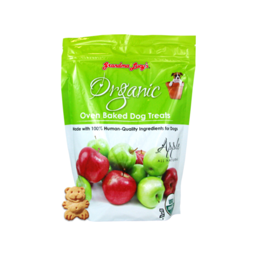 Grandma Lucy's Organic Apple Baked Dog Treats 14oz Grandma Lucy's Organic Apple Baked Dog Treats 14oz