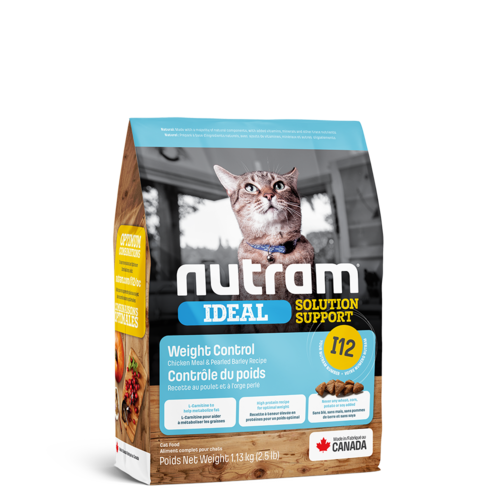 Nutram Cat I12 Ideal Weight Control Dry 1.13kg Nutram Cat I12 Ideal Weight Control Dry 1.13kg