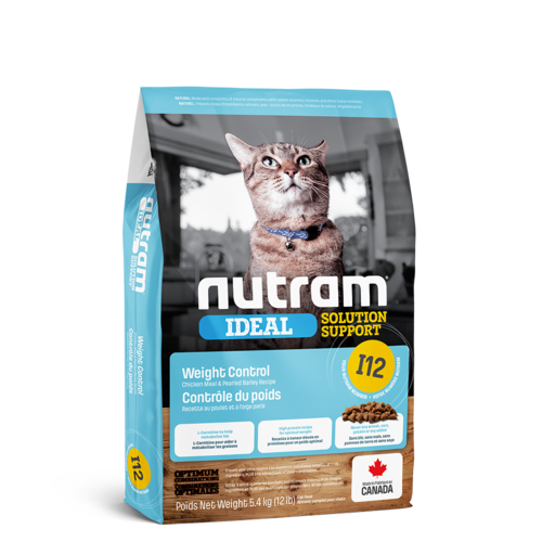 Nutram Cat I12 Ideal Weight Control Dry 5.4kg Nutram Cat I12 Ideal Weight Control Dry 5.4kg
