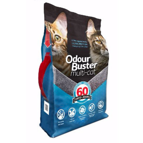 Odour Buster Multi-Cat Clumping Litter 12kg Odour Buster Multi-Cat Clumping Litter 12kg