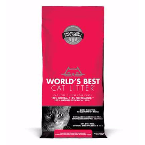 World's Best Cat Litter Multi Cat Clumping Cat Litter 14lb - red - each World's Best Cat Litter Multi Cat Clumping Cat Litter 14lb - red - each