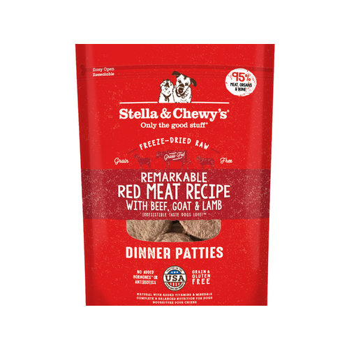 Stella & Chewy's Dog Red Meat Freeze-Dried Dinner Patties 5oz Stella & Chewy's Dog Red Meat Freeze-Dried Dinner Patties 5oz