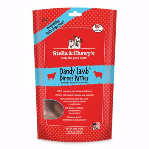 Stella & Chewy's Dog Dandy Lamb Freeze-Dried Dinner Patties 5.5oz Stella & Chewy's Dog Dandy Lamb Freeze-Dried Dinner Patties 5.5oz