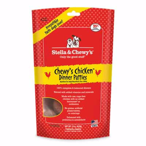 Stella & Chewy's Dog Chewy's Chicken Freeze-Dried Dinner Patties 25oz Stella & Chewy's Dog Chewy's Chicken Freeze-Dried Dinner Patties 25oz