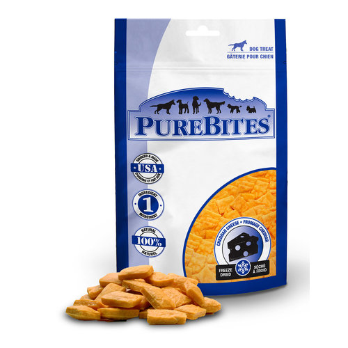 PureBites Dog Cheddar Cheese Freeze Dried Treats 120g PureBites Dog Cheddar Cheese Freeze Dried Treats 120g