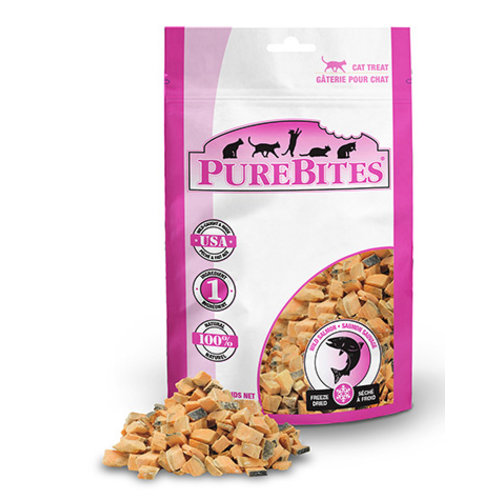 PureBites Cat Salmon Freeze Dried Treats 14g