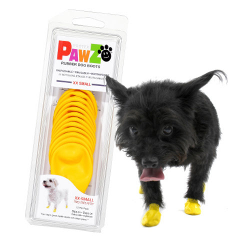 Pawz Dog Boots - XX Small Yellow