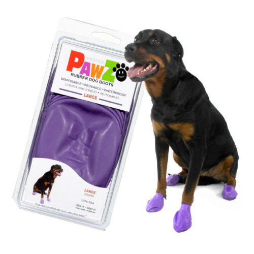 Pawz Dog Boots - Large Purple Pawz Dog Boots - Large Purple