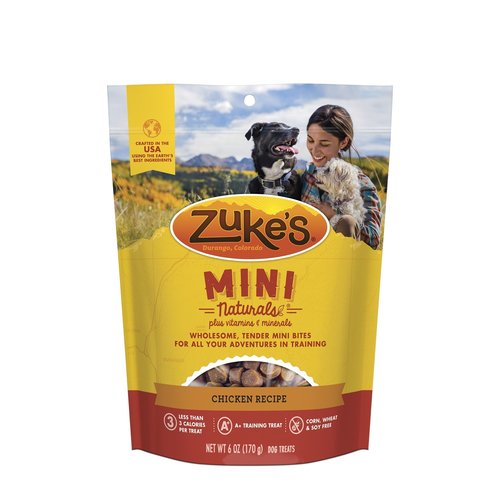 Zukes Mini Naturals Chicken Dog Treat 6oz Zukes Mini Naturals Chicken Dog Treat 6oz