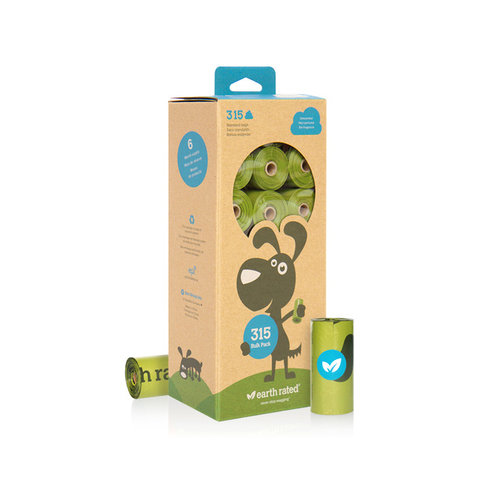 Earth Rated Poop Bags Unscented 315ct Earth Rated Poop Bags Unscented 315ct