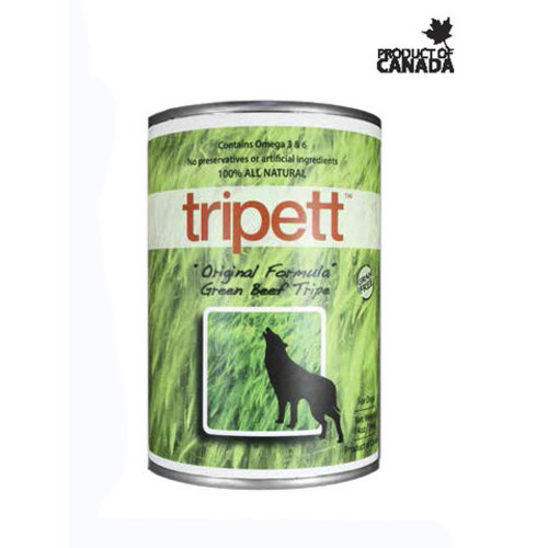 PetKind Tripett Green Beef Tripe Wet Dog Food 14oz PetKind Tripett Green Beef Tripe Wet Dog Food 14oz
