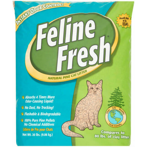 Feline Fresh Feline Fresh Pine Pellet Cat Litter 18kg Feline Fresh Feline Fresh Pine Pellet Cat Litter 18kg