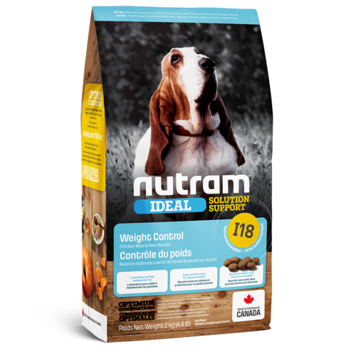 Nutram I18 Nutram Ideal Solution Support®Weight Control Dog Food 2kg Nutram I18 Nutram Ideal Solution Support®Weight Control Dog Food 2kg