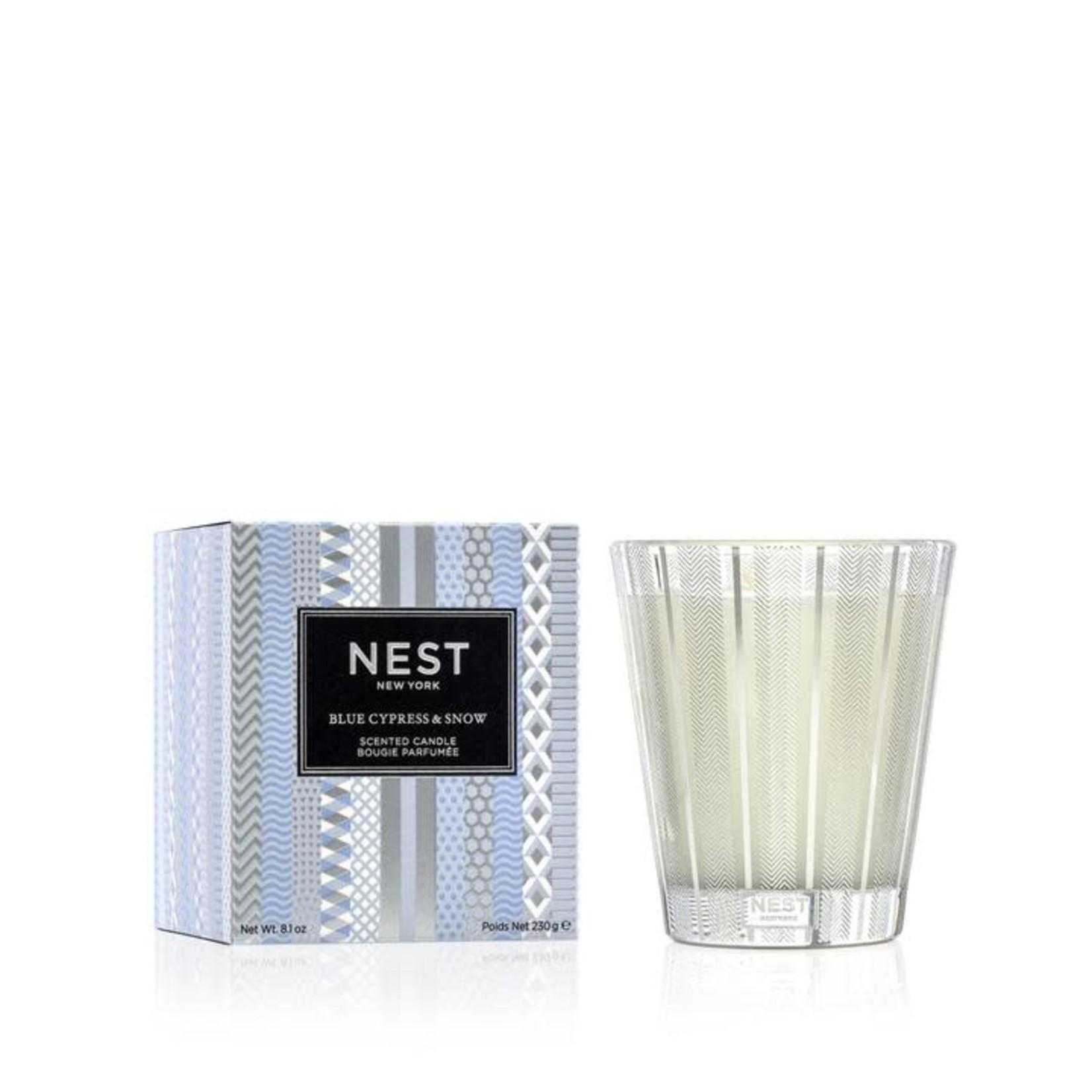 NEST NEW YORK Blue Cypress & Snow Classic Candle