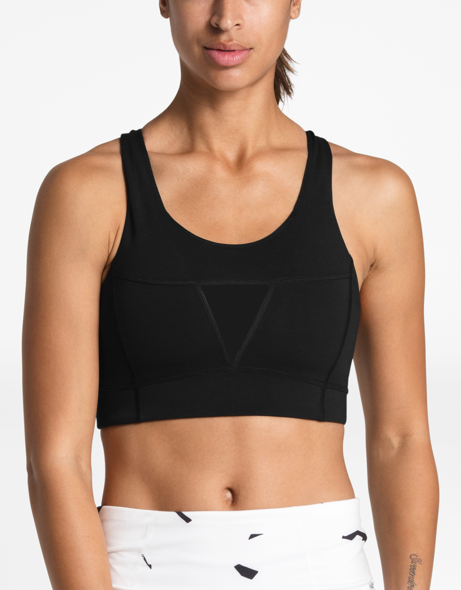 north face stow and go bra