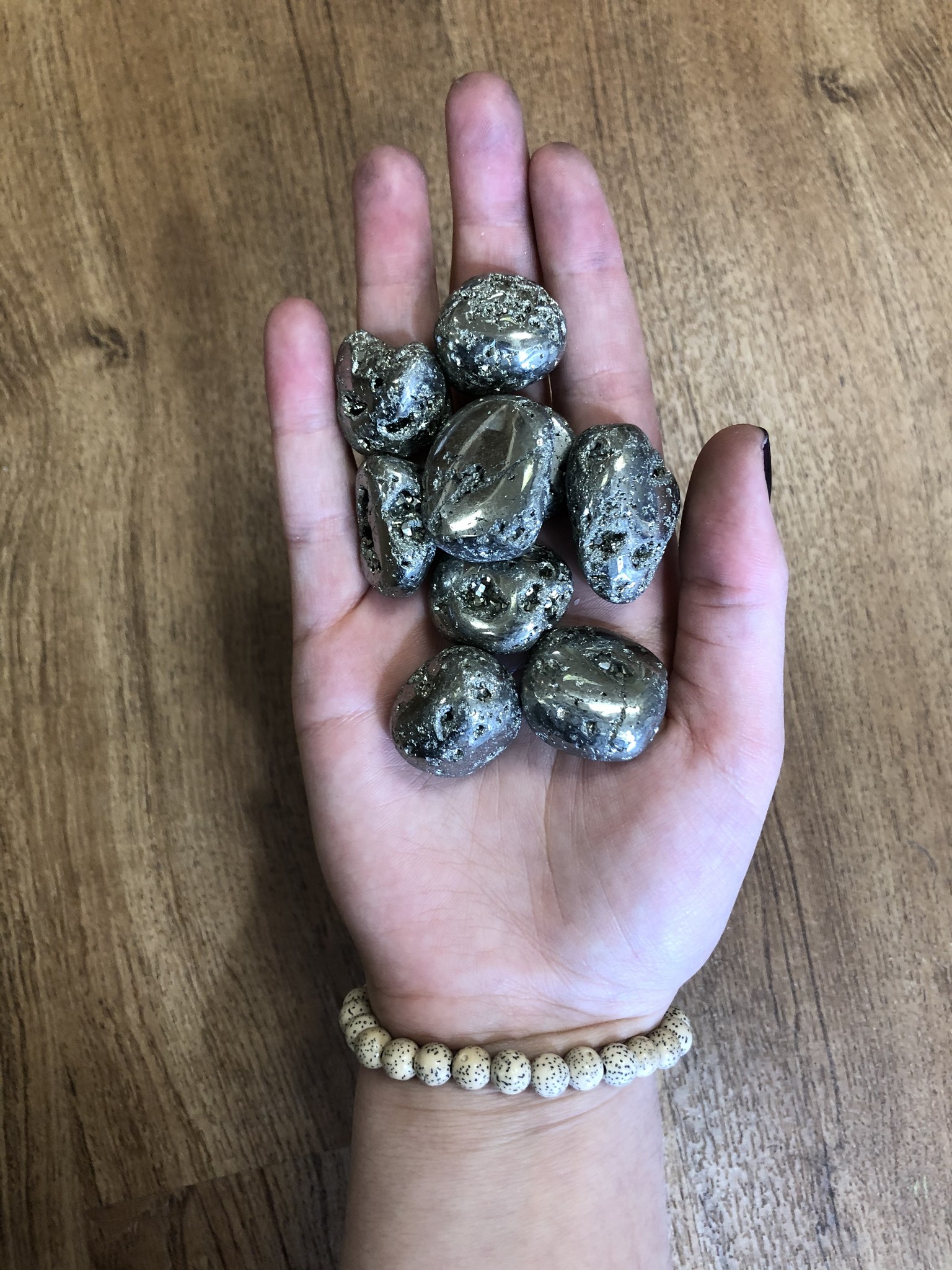 STONE PYRITE TUMBLED LARGE