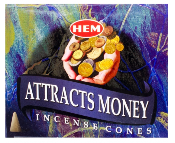 ATTRACTS MONEY INCENSE CONES