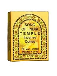 INDIA TEMPLE INCENSE CONES