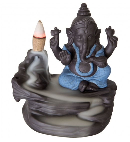 CERAMIC BACKFLOW INCENSE BURNER - GANESHA