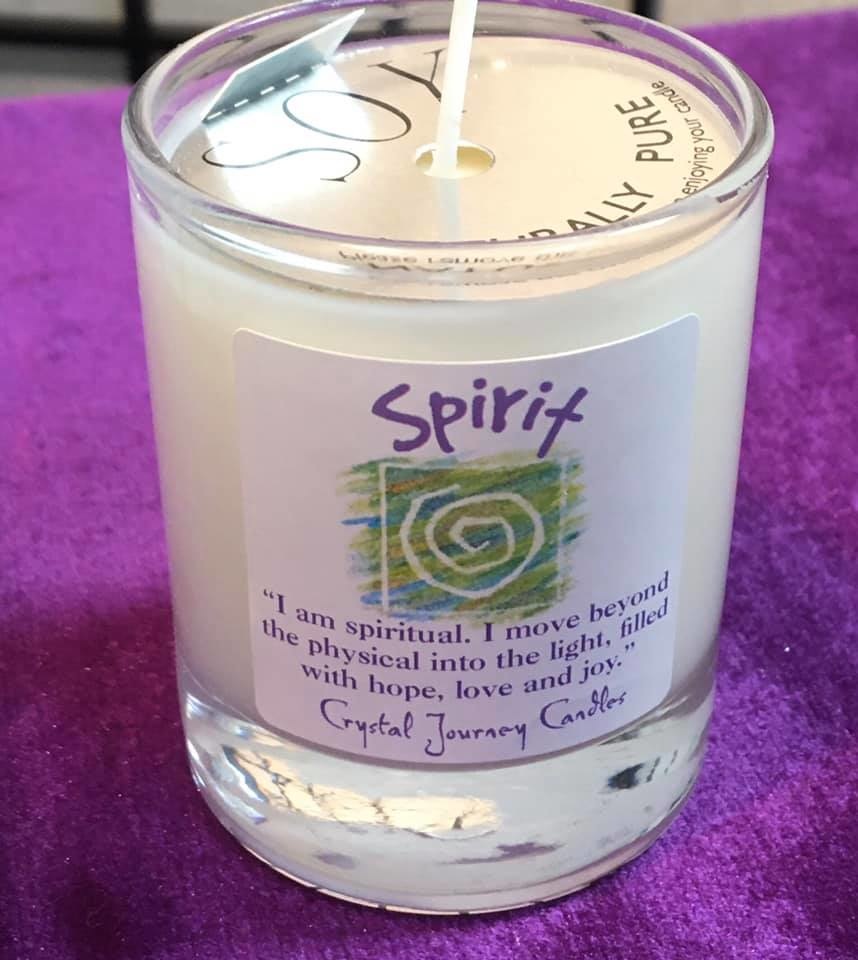 GLASS VOTIVE SPIRIT CANDLE
