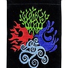 BAG VELVET WITH 4 ELEMENTS