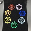 BAG  - VELVET WITH CHAKRA SYMBOLS