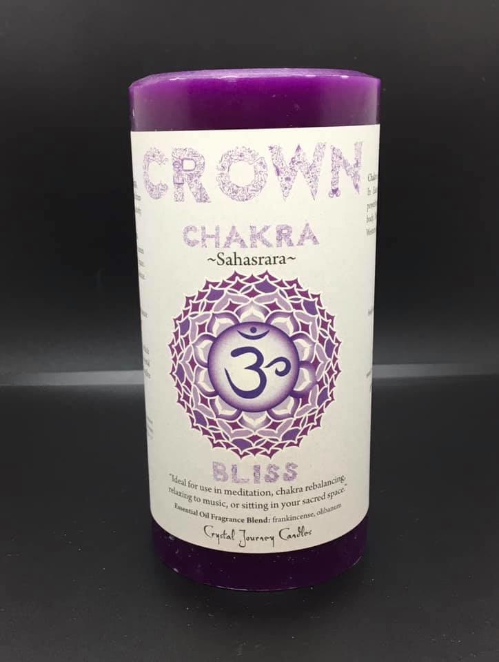 CANDLE - PURPLE CROWN CHAKRA SAHASARA