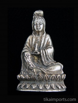 STATUE SMALL BRASS DEITY: GANESHA, KUAN YIN, SNAKE GODDESS, ETC (HANDMADE IN THAILAND)