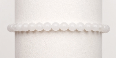 POWER MINI 4MM BRACELET - SNOW QUARTZ