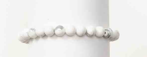 POWER MINI 4MM BRACELET -HOWLITE