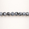 POWER MINI 4MM BRACELET - SNOWFLAKE OBSIDIAN