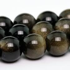 POWER MINI 4MM BRACELET -GOLDEN OBSIDIAN