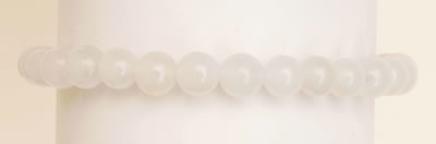 BRACELET POWER SIX - SNOW QUARTZ  6MM