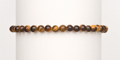 BRACELET POWER SIX -  TIGER EYE 6MM